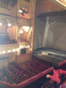 This is the gorgeous old building where we watched a play. 