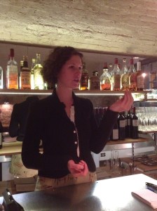 Laura is a 20 something American girl who, with a partner, opened this little bar and restaurant right by the Jardins de Palais Roual. It is tiny and well hidden. A little jewel. We drank there. Will have to go back with dinner reservations soon. 