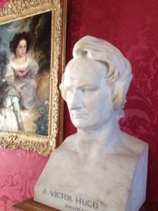 At the former home of Victor Hugo.