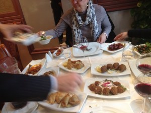 Some of our food at Assanabel. 