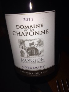 This was very good wine. Recommended by our waiter.