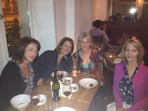 Here we are at Verjus having a grand time!