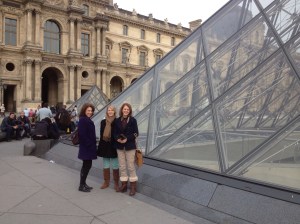 Leaving the Louvre. 