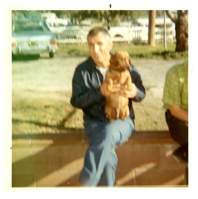 My Dad and Ginger, California circa 1970